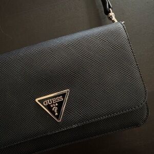 GUESS Compact Black Crossbody Bag